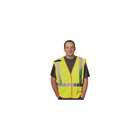 Pip CLASS 2, Z96 MESH BREAKAWAYVEST, X BACK H&L CLOSURE 2IN., PK 50 302-0210-LY/2X